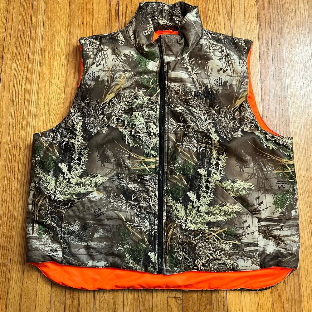 MidwayUSA Vest Mens XXL Real Tree Reversable Hunting